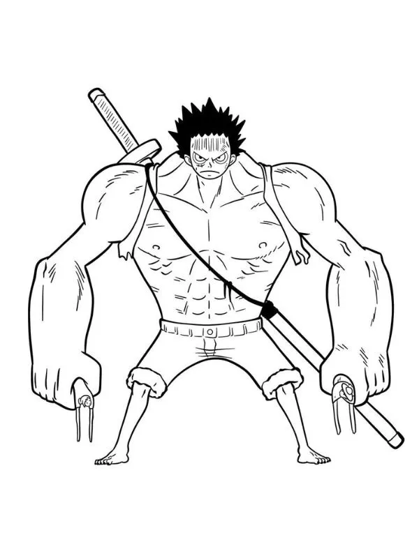 In ngay 111+ tranh tô màu Luffy Mũ Rơm cực ngầu cho bé trai