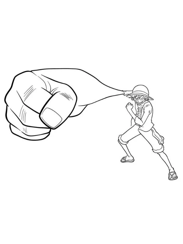 In ngay 111+ tranh tô màu Luffy Mũ Rơm cực ngầu cho bé trai