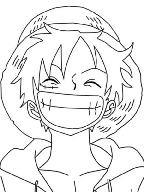 In ngay 111+ tranh tô màu Luffy Mũ Rơm cực ngầu cho bé trai