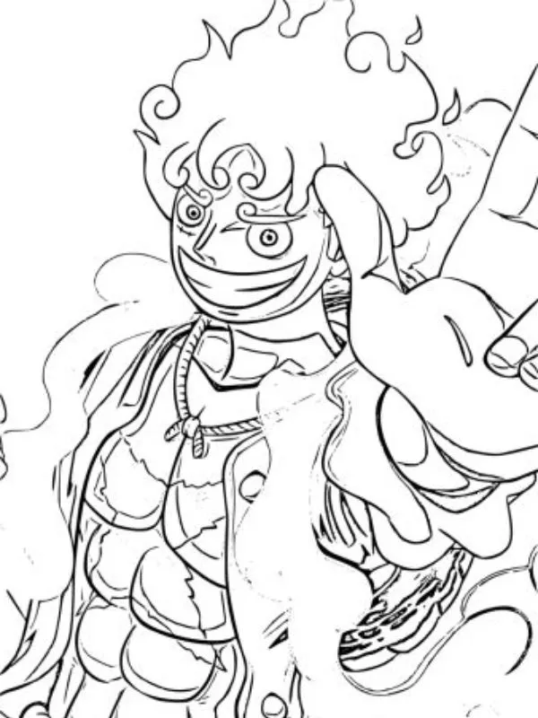 In ngay 111+ tranh tô màu Luffy Mũ Rơm cực ngầu cho bé trai