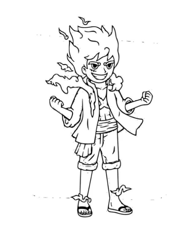 In ngay 111+ tranh tô màu Luffy Mũ Rơm cực ngầu cho bé trai