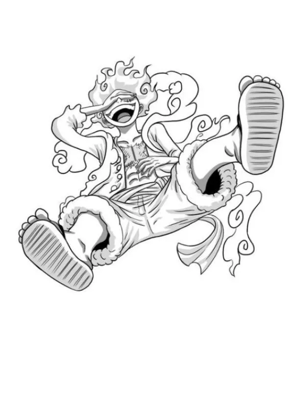 In ngay 111+ tranh tô màu Luffy Mũ Rơm cực ngầu cho bé trai