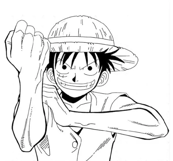 In ngay 111+ tranh tô màu Luffy Mũ Rơm cực ngầu cho bé trai