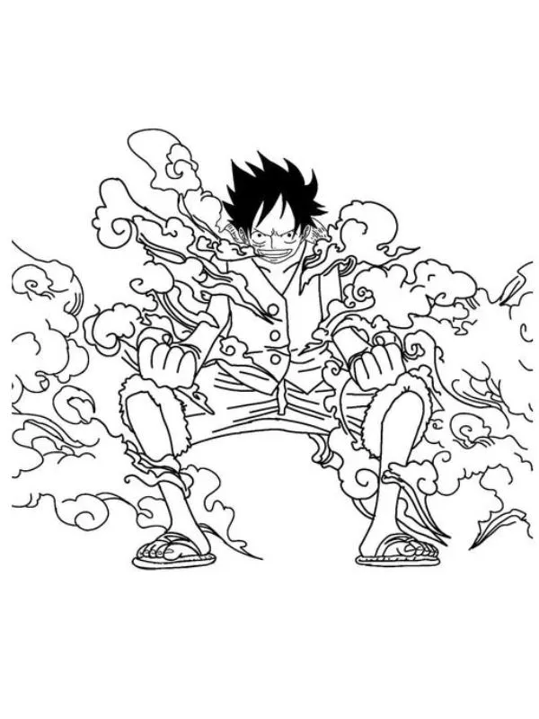 In ngay 111+ tranh tô màu Luffy Mũ Rơm cực ngầu cho bé trai